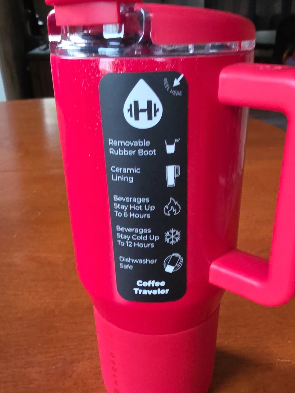 HydroJug 20 oz Traveler Coffee Mug - Picture 3 of 9